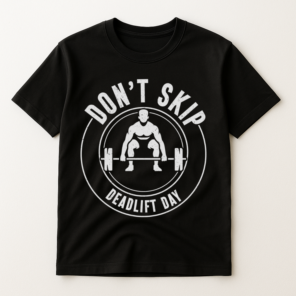 DON'T SKIP DEADLIFT DAY T-SHIRT