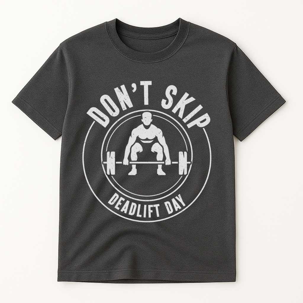 DON'T SKIP DEADLIFT DAY T-SHIRT