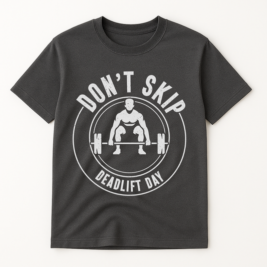 DON'T SKIP DEADLIFT DAY T-SHIRT