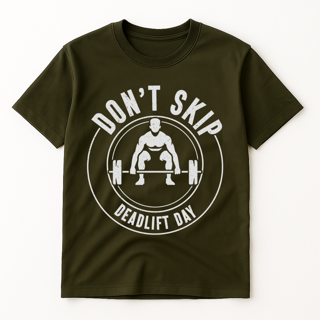 DON'T SKIP DEADLIFT DAY T-SHIRT