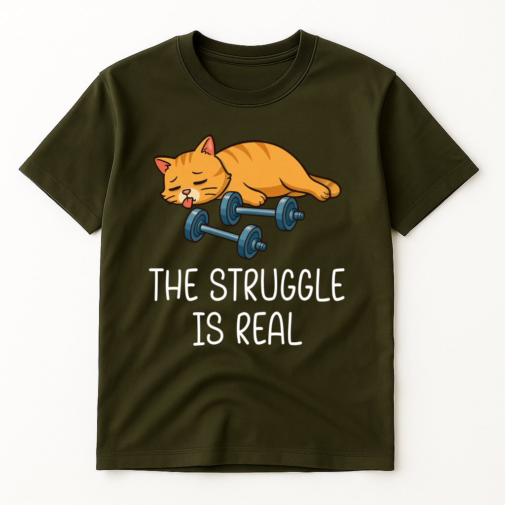 THE STRUGGLE IS REAL T-SHIRT
