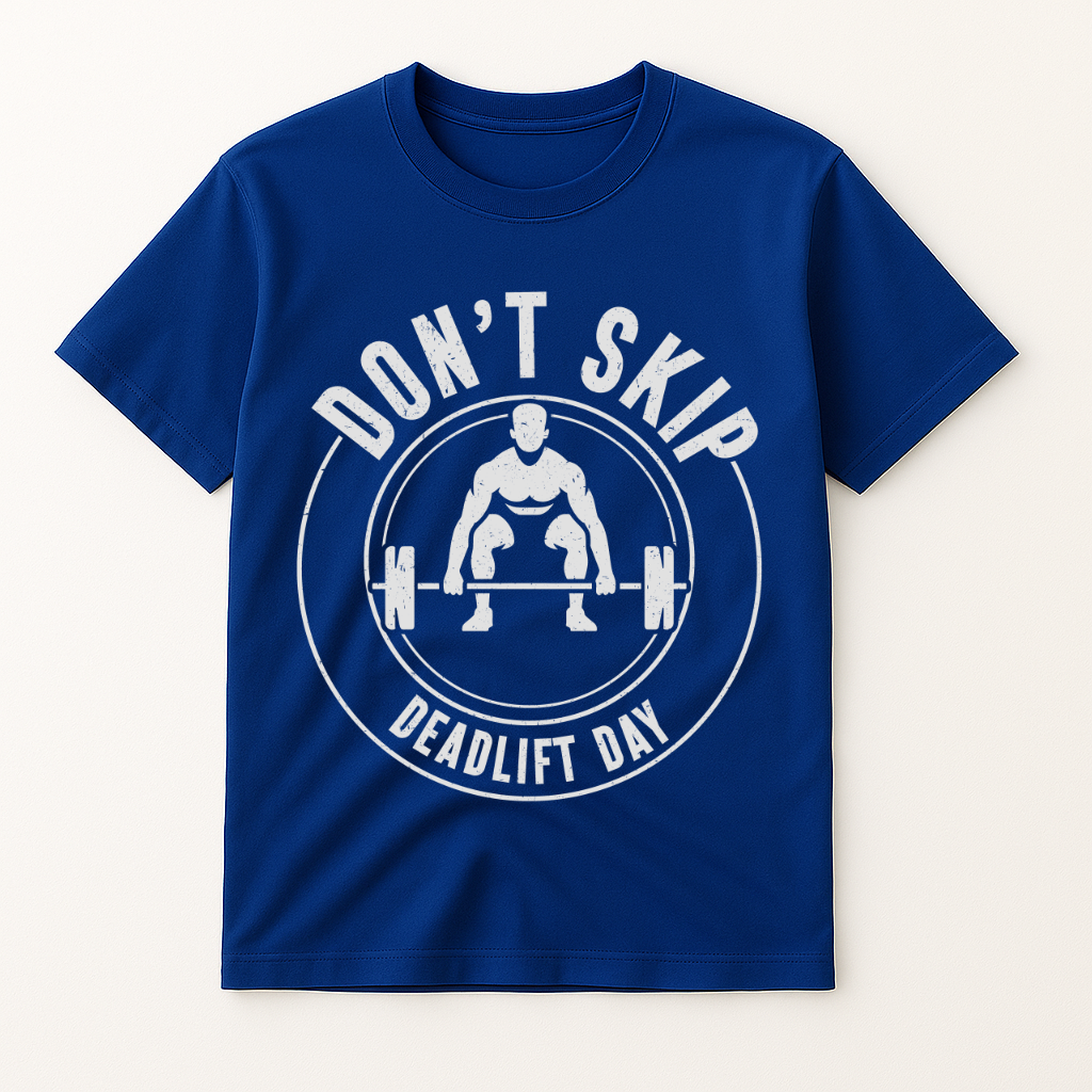 DON'T SKIP DEADLIFT DAY T-SHIRT