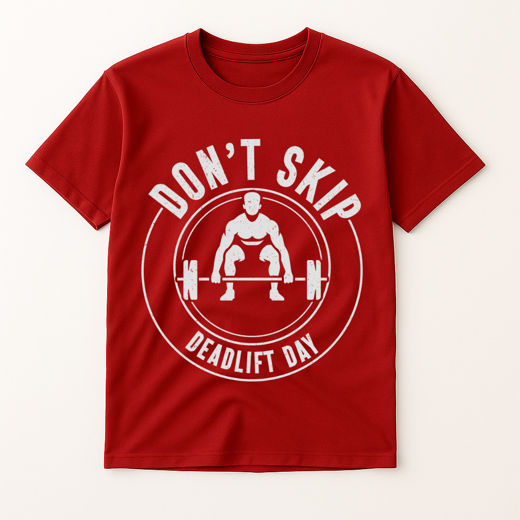DON'T SKIP DEADLIFT DAY T-SHIRT
