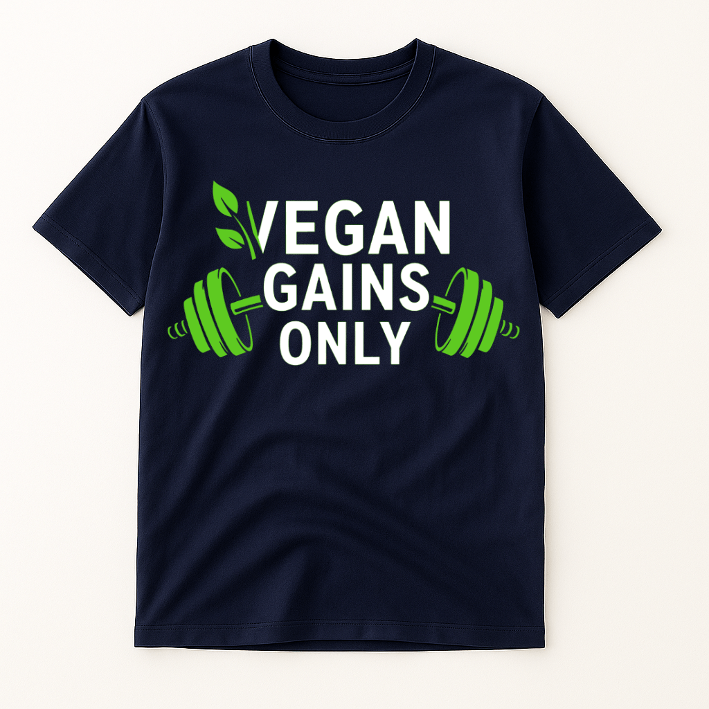 VEGAN GAINS ONLY T-SHIRT