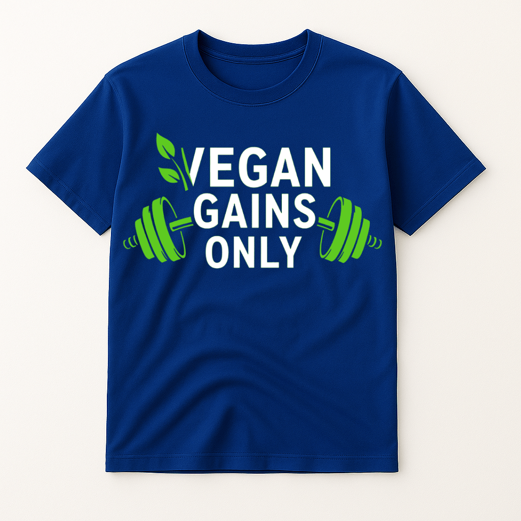 VEGAN GAINS ONLY T-SHIRT
