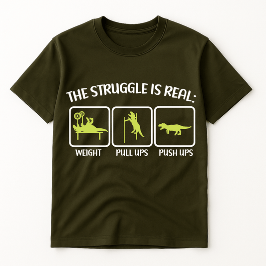 WEIGHT PULL UPS PUSH UPS T-SHIRT