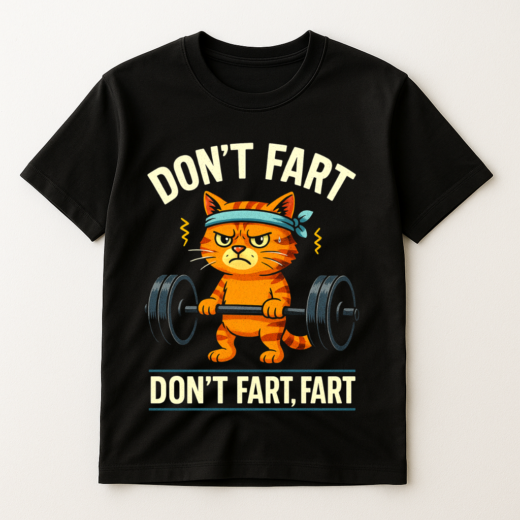 DON'T FART CAT T-SHIRT