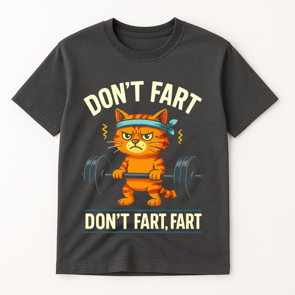 DON'T FART CAT T-SHIRT