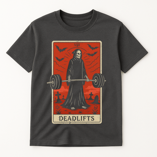 DEADLIFTS TAROT CARD T-SHIRT