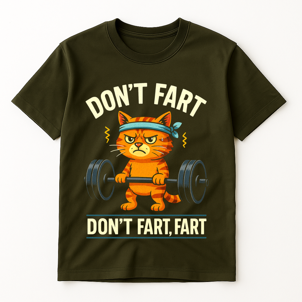 DON'T FART CAT T-SHIRT