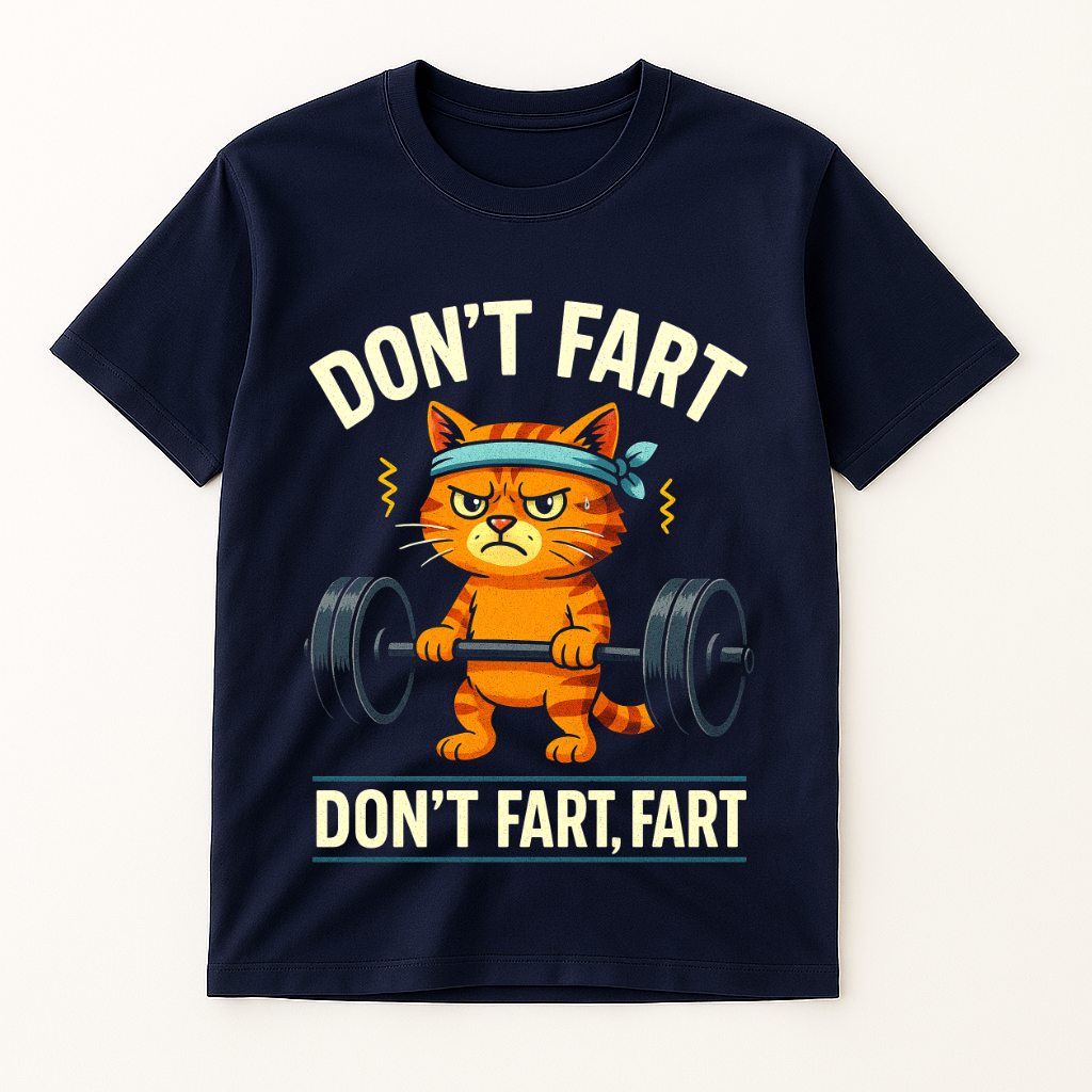 DON'T FART CAT T-SHIRT