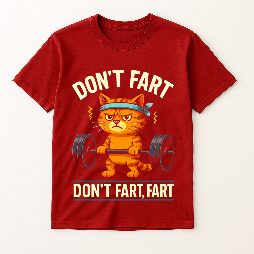 DON'T FART CAT T-SHIRT